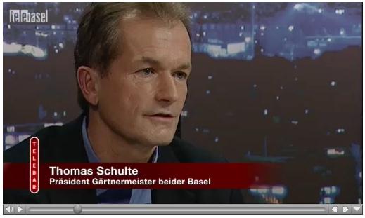 Telebasel - Interview mit Gartenbauer Thomas Schulte
